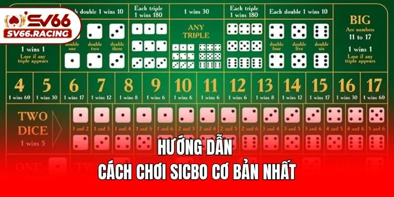 Hướng dẫn cách chơi Sicbo cơ bản nhất